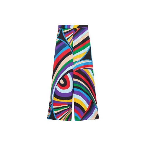 EMILIO PUCCI Iride print Silk Trousers