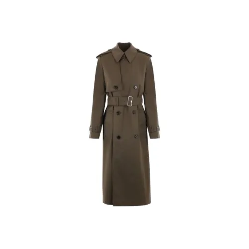 Burberry Double Breasted Belted Trench Coat