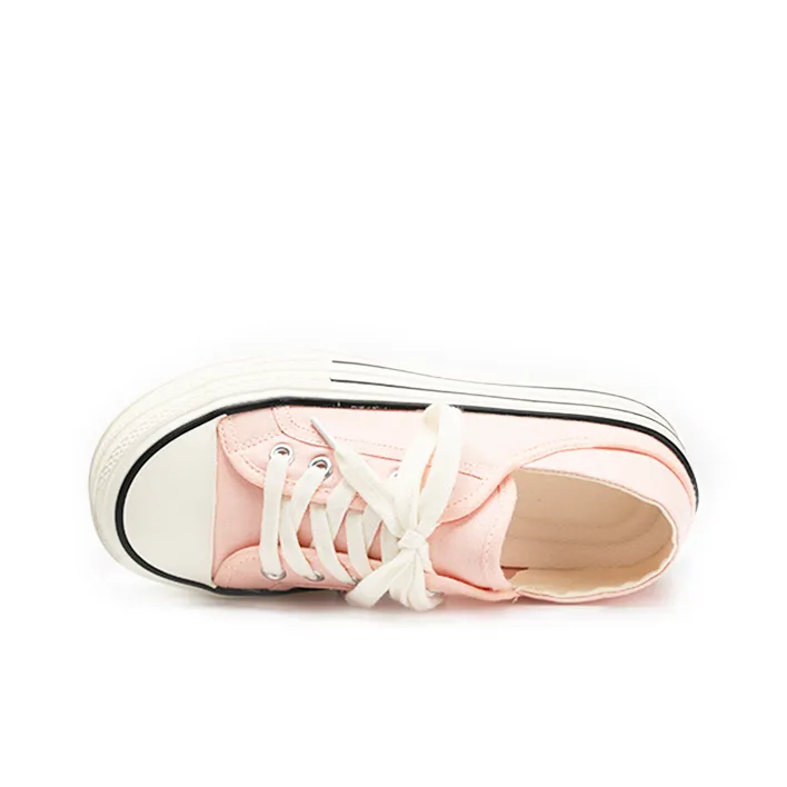 Zun'er Height Increasing Quick Dry Low Top Canvas Shoes Women's-23