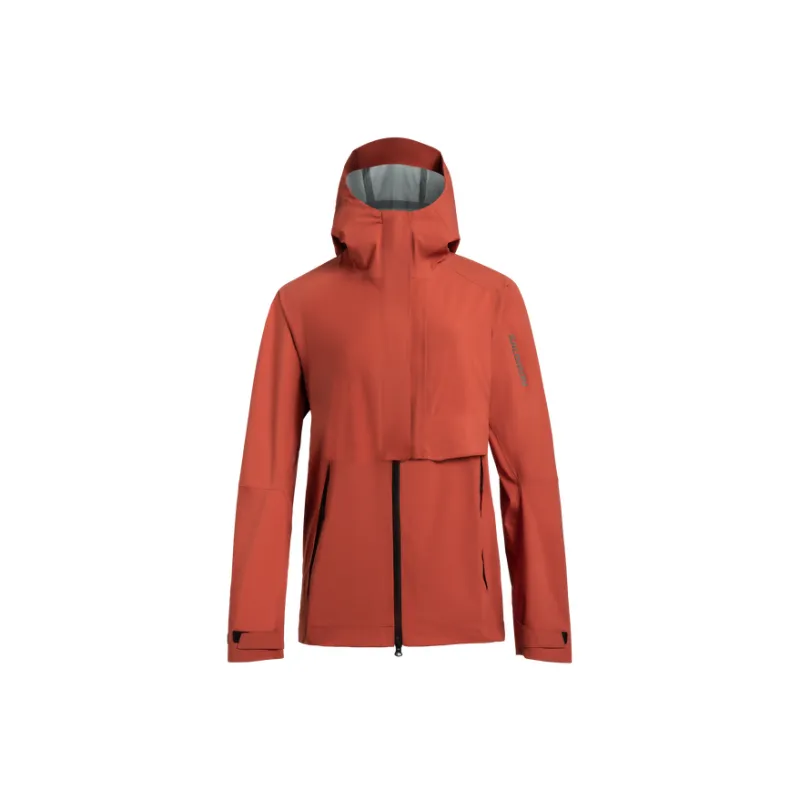 SALOMON OUTERPATH Hiking Water-Resistant Windproof Breathable Wear-Resistant Windbreaker Jacket Women's Muddy Brown-0
