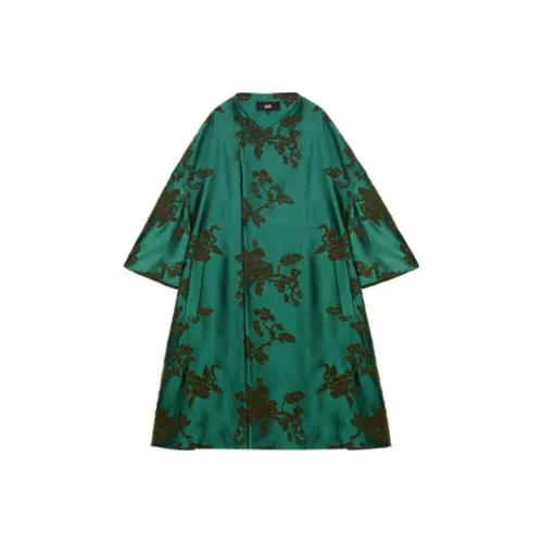 Contour Trench Coat Women's Green