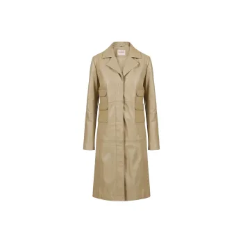 Iceberg Leather Jacket Women's Mud
