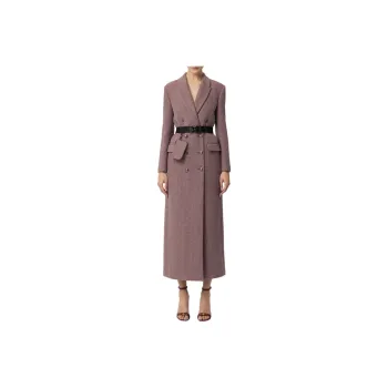 Elisabetta Franchi Coats Women's Red Black