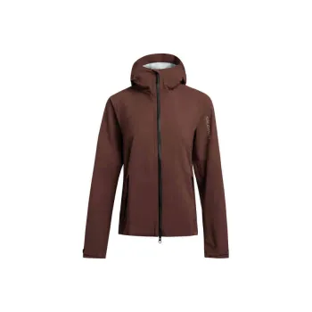 SALOMON OUTERPATH Hiking Waterproof And Breathable Windbreaker Jacket Women's Red Brown
