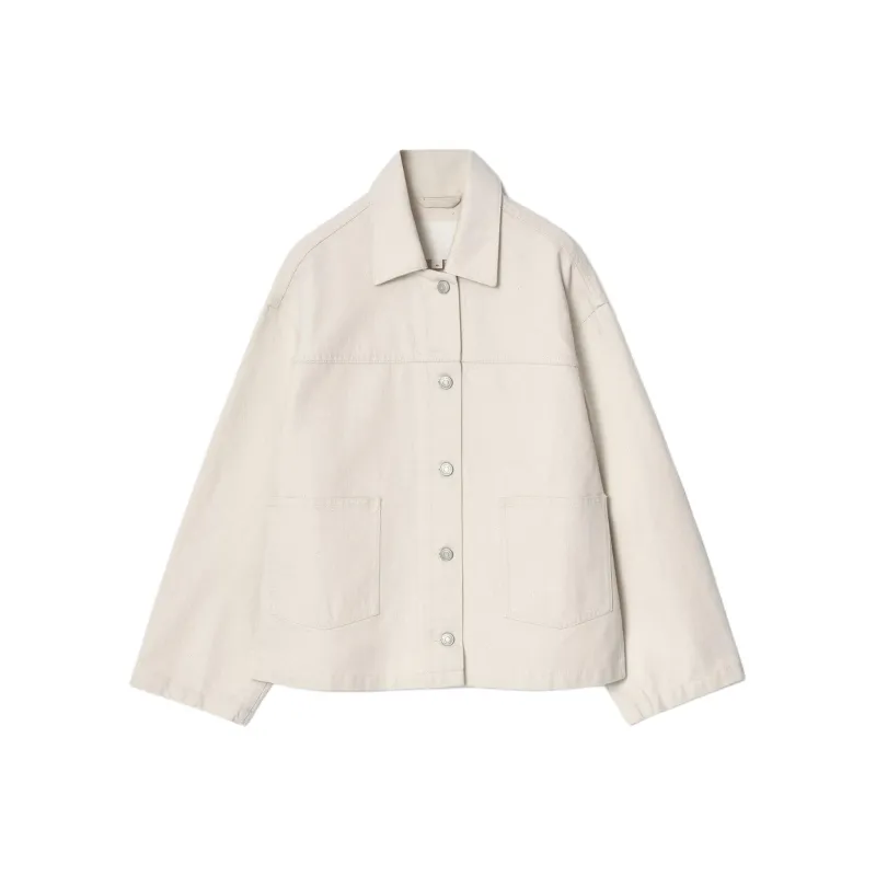 COS Denim Jackets Women's Beige-0