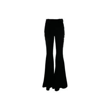 SAINT LAURENT Velvet Flared Pants