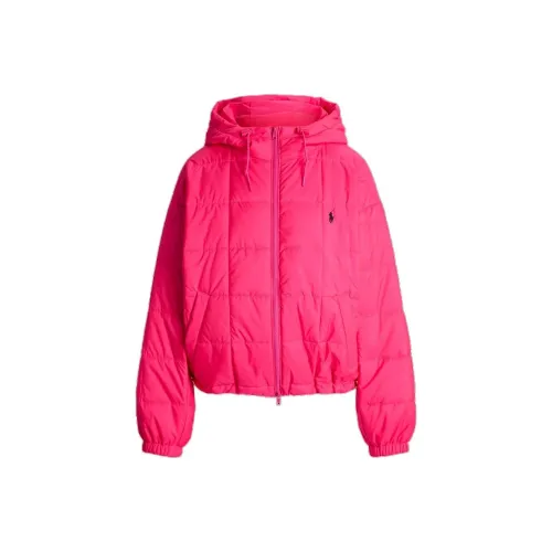 Polo Ralph Lauren Puffer Jacket Women's 0user Wild Berry Fruit Color