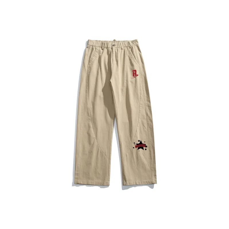 ROBINHOOD Casual Pants Unisex Khaki-0