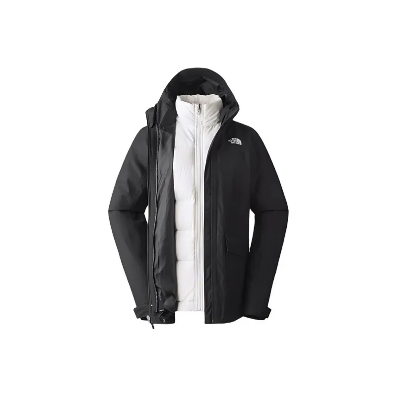 THE NORTH FACE City Outdoor Collection Hiking Water Resistant Water Repellent Warm Windbreaker Jacket Women's Black-0