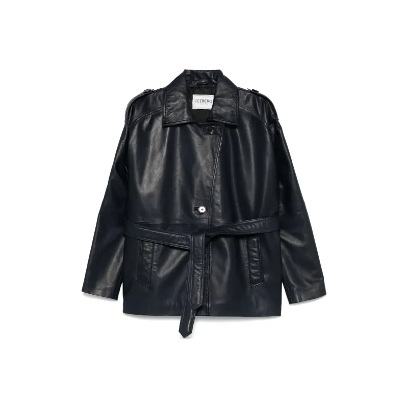 Iceberg Leather Jacket-0