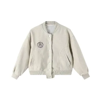 SECFLY OFFICIAL Baseball Jacket Women's Apricot