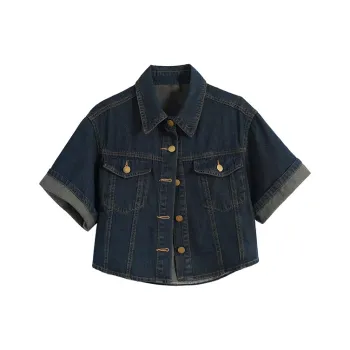 LWLG Denim Jackets Women's Blue