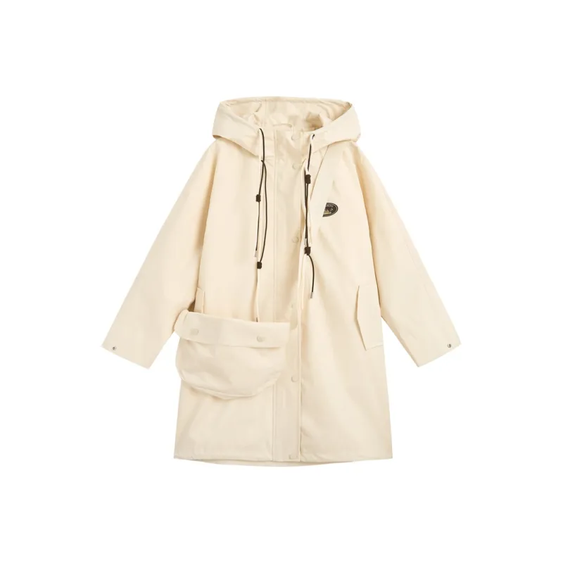 ZIHAN Trench Coats Women's-0