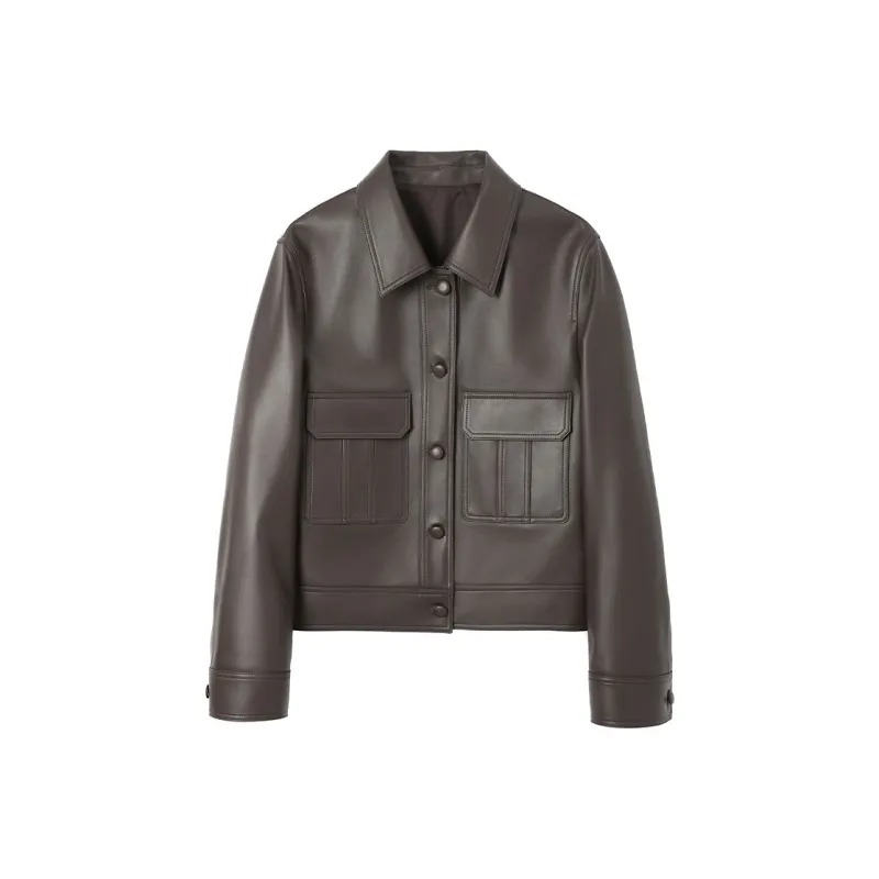 SINBOS Leather Jackets Women's-2