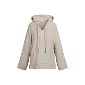 SKIMS SS25 TERRY COVER UPS OVERSIZED HOODIE Sweatshirt Women's STONE/Stone Color