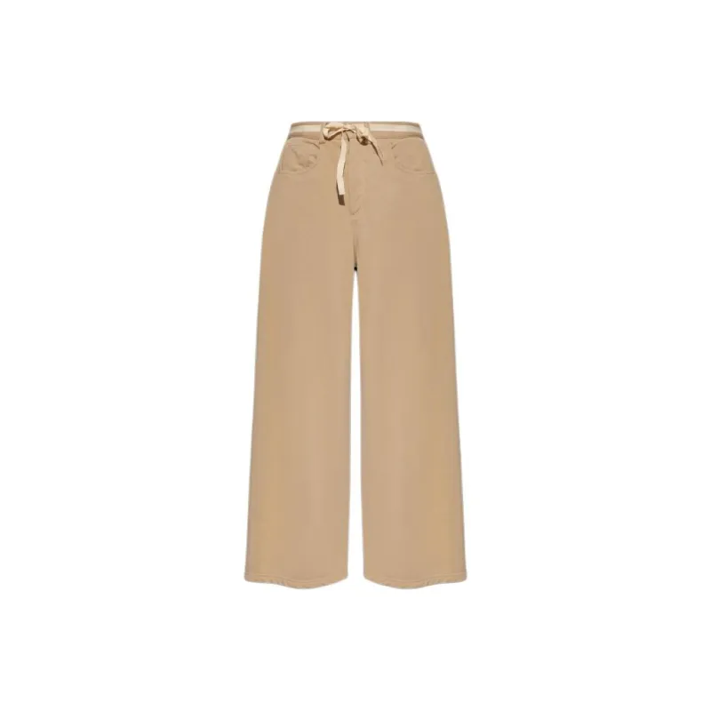 MM6 Maison Margiela Belted Wide-Leg Palazzo Pants-0