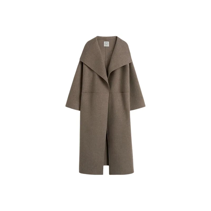 TOTEME Collared Open Front Coat-0