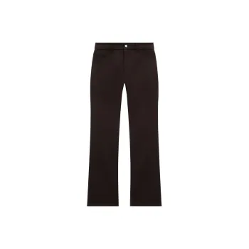 COURREGES Eco Twill Bootcut Pants 'Chocolat'