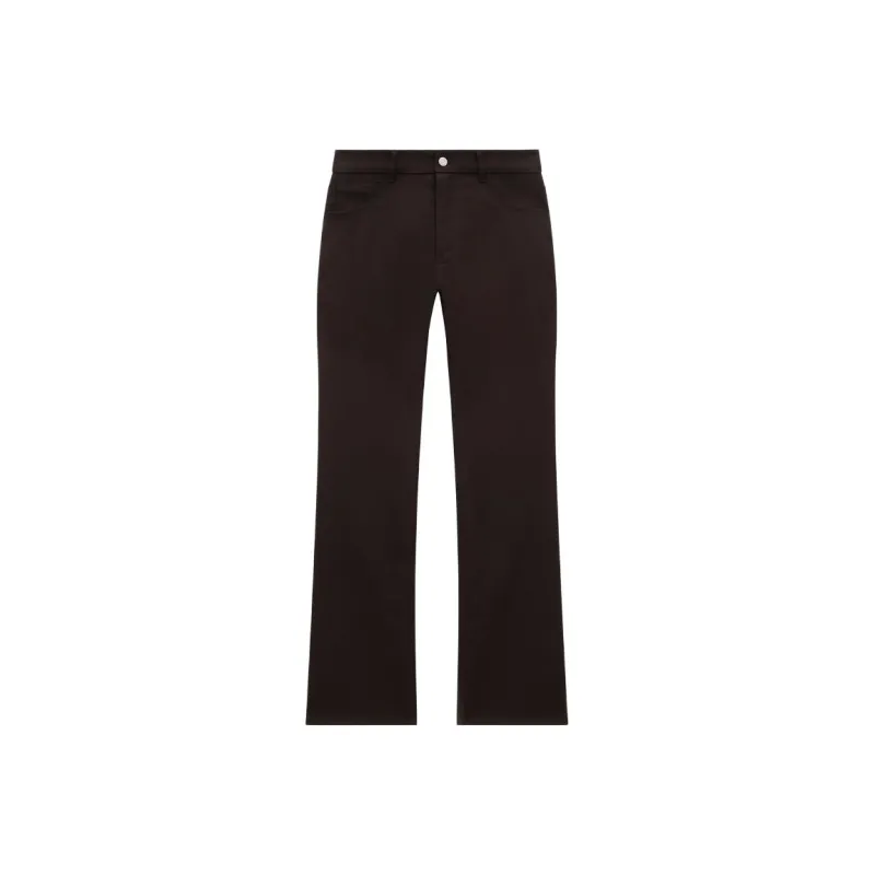 COURREGES Eco Twill Bootcut Pants 'Chocolat'-0