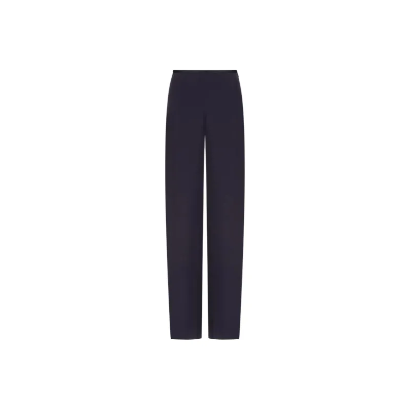 EMPORIO ARMANI Techno Cady Palazzo Trousers-0