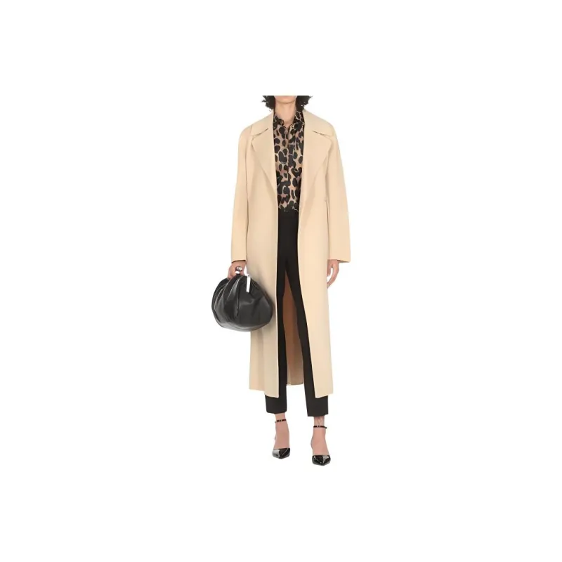 WEEKEND MaxMara Manu Belted Long Sleeved Coat-0