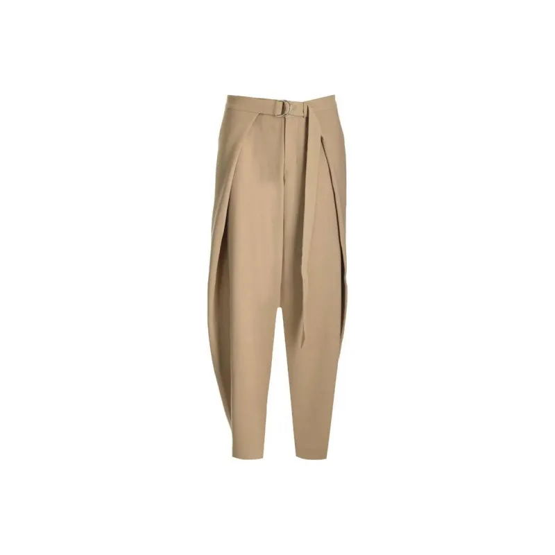 AMIPARIS Paris Belted Wide Leg Pants-0