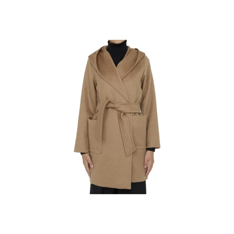 MaxMara Belted Long Sleeved Coat-0