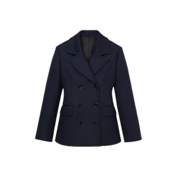 GUCCI SS25 Business Suits Coats Women's Marine Blue