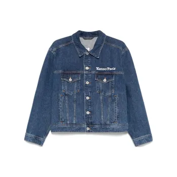 KENZO Bark Embroidered Denim Jacket