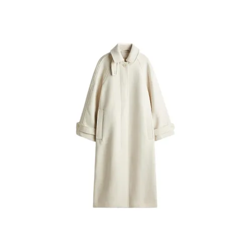 H&M 크림 여성 코트
