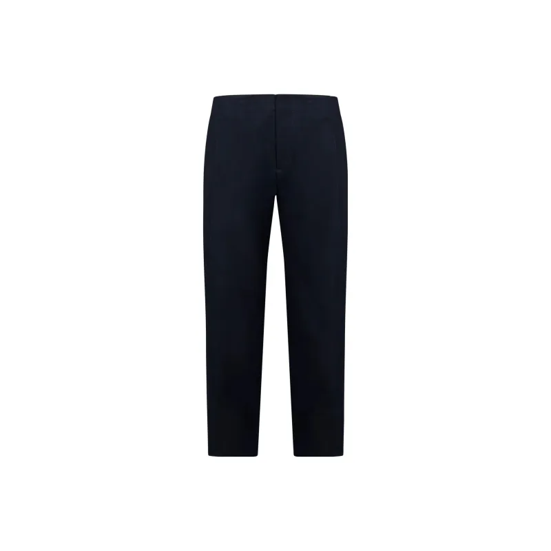 Bottega Veneta Cropped Straight Leg Trousers-0