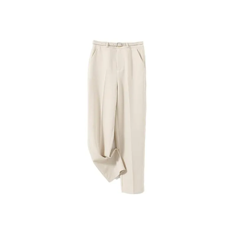 YUMOMO STAR Casual Pants Women's Beige-0
