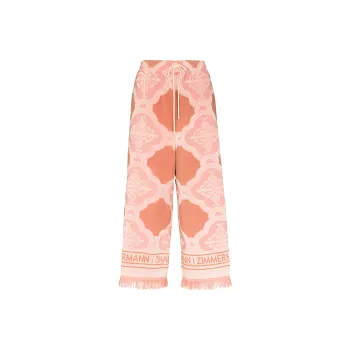 Zimmermann Casual Pants Women's Peach Orange