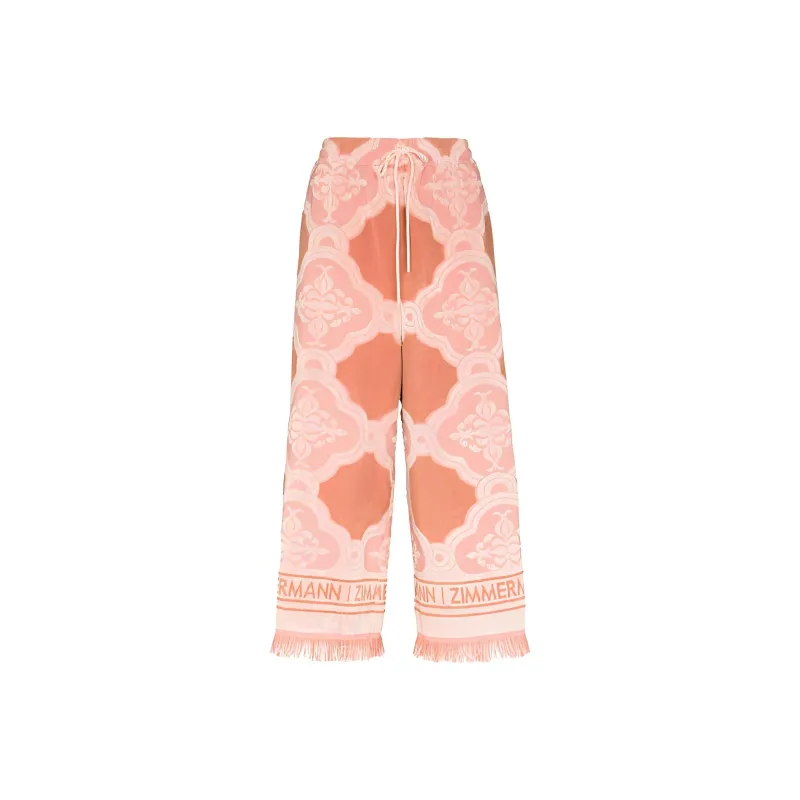 Zimmermann Casual Pants Women's Peach Orange-0