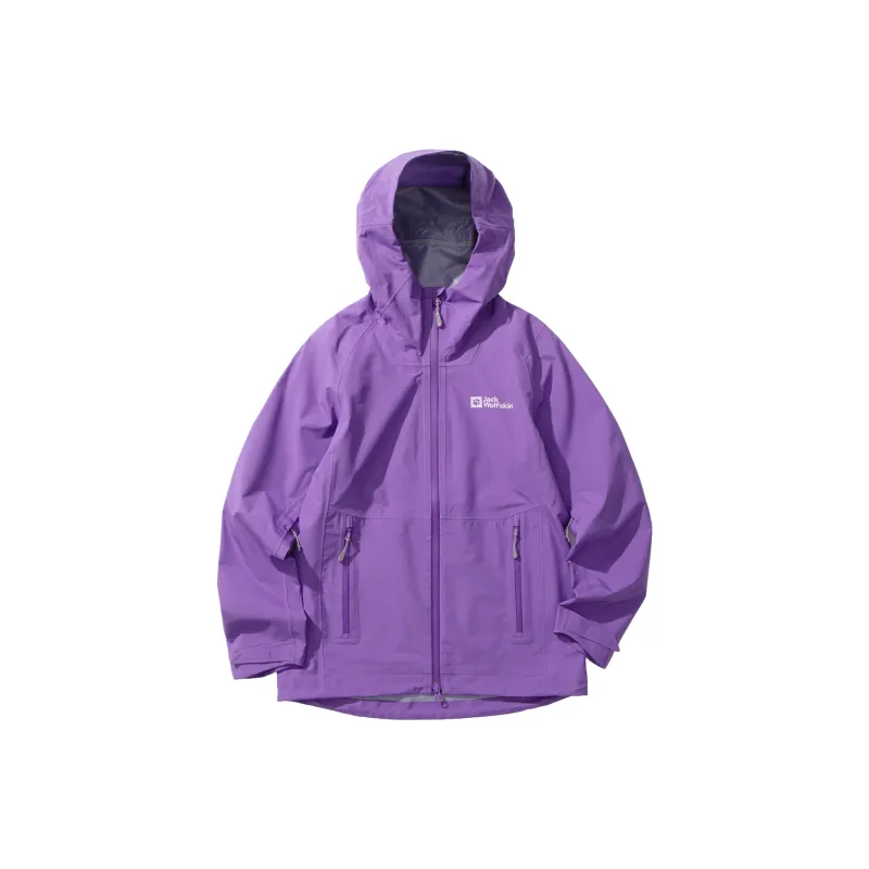 Jack Wolfskin Water Resistant Windproof Breathable Cold Resistant Windbreaker Jacket Women's-0