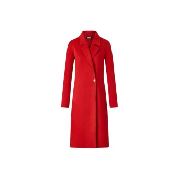 KARL LAGERFELD FW24 Coats Women's Red