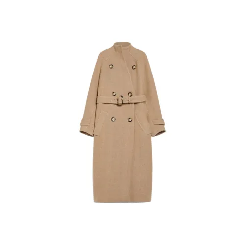 SportMax Adatti Double Breasted Belted Coat