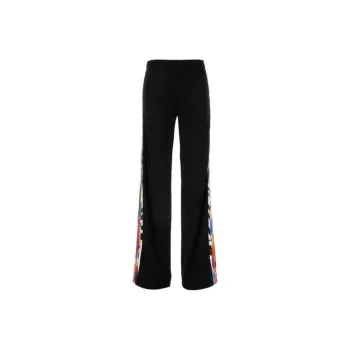 EMILIO PUCCI Pattern Printed Trim Straight Leg Trousers