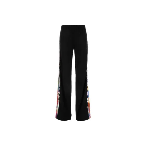 EMILIO PUCCI Pattern Printed Trim Straight Leg Trousers