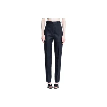Bottega Veneta High Waisted Stripe Detailed Pants