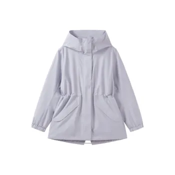 AIGLE Skiing Paragliding And Beach Rafting Waterproof And Windproof Windbreaker Jacket Women's Gray Purple