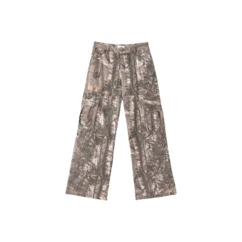 FMG Casual Pants Women's Branch Camouflage