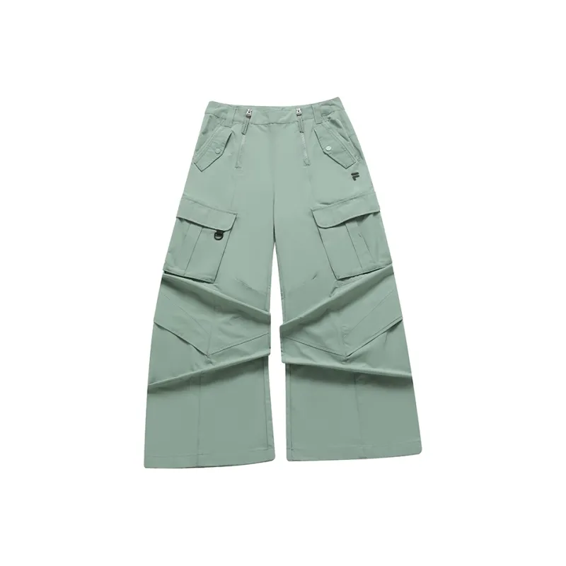 FILA FUSION Casual Pants Women's Light Green-0