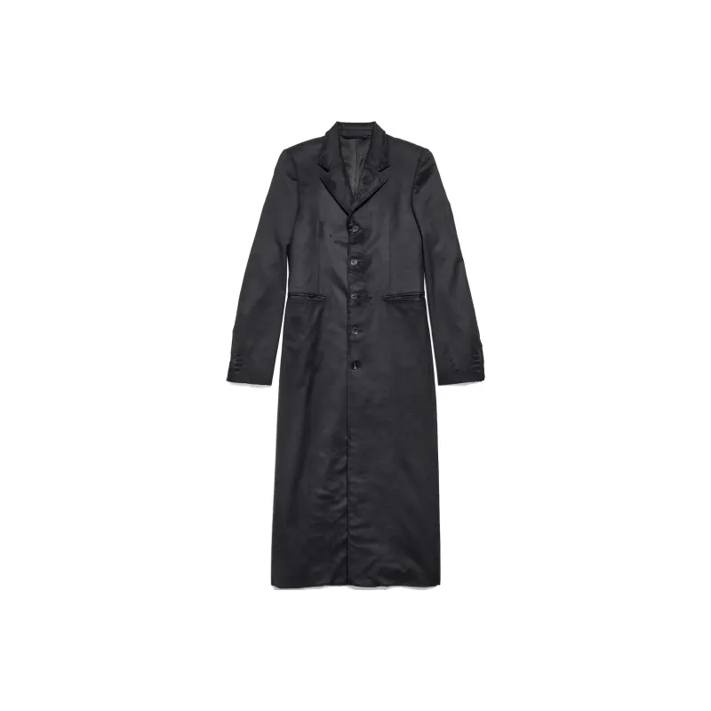 Balenciaga Coats Slim Fit Women's Black-0