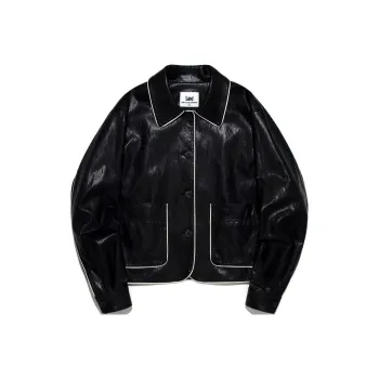 Lee Leather Jacket Women's Black