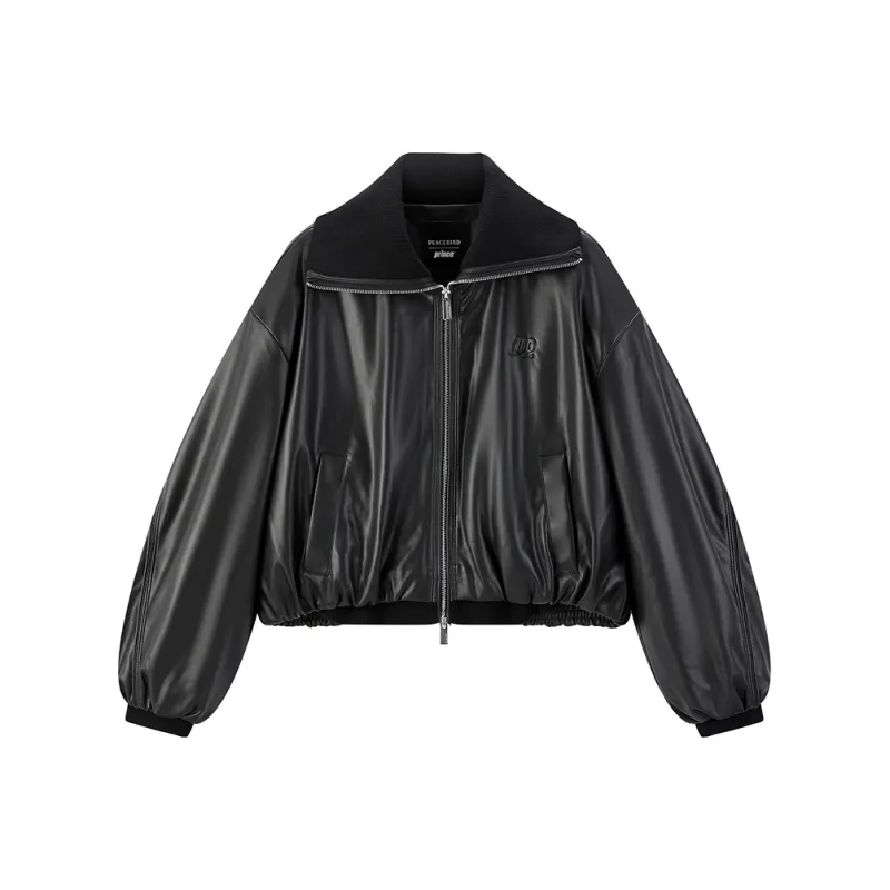 PEACEBIRD x Prince Puffer Jacket Women's Black-0
