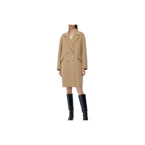 GOELIA Coat Women's Beige Camel