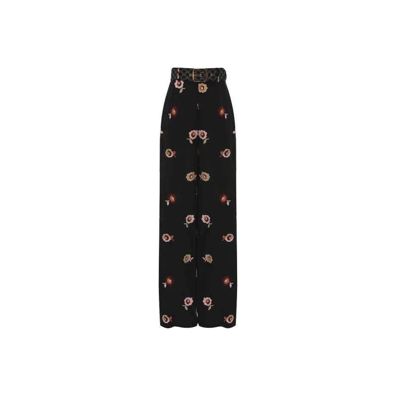 Zimmermann FW24 Casual Pants Women's Black-0