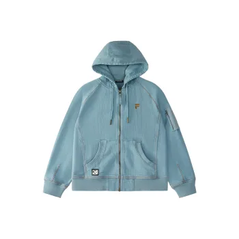 FILA FUSION Denim Jacket Women's Light Blue