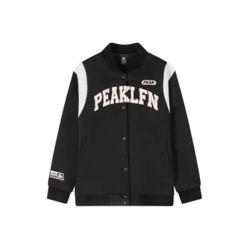 PEAK Fashion Collection Baseball Jacket Women's Black